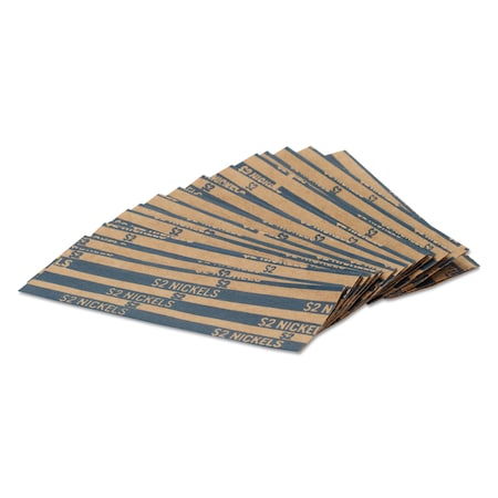 Coin-Tainer Flat Coin Wrapper, Nickel, PK1000 216020008